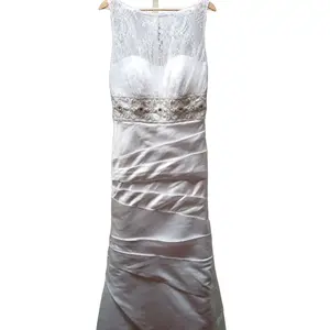 Eden Bridal Wedding Dress with Elegant Lace Detail and Ruched Design for a Stunning Look
