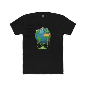 Slime World Tee, Unisex T-Shirt, Short Sleeve Cotton Shirt, Fun Graphic Tee, Kids Teens Adults Clothing
