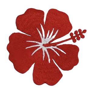Embroidered Iron-On Patch - Hibiscus
