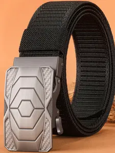 Men's Multifunctional Outdoor Waist Belt, Quick-Release Metal Buckle, High-Quality Nylon-Like Strap, 6 Colors Available, Ideal for Sports & Hiking