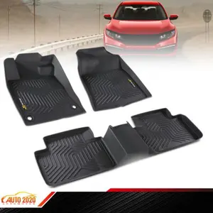 TPE 3D Floor Mats Liners Fit For Honda Civic 2016-2021 All Weather TPE