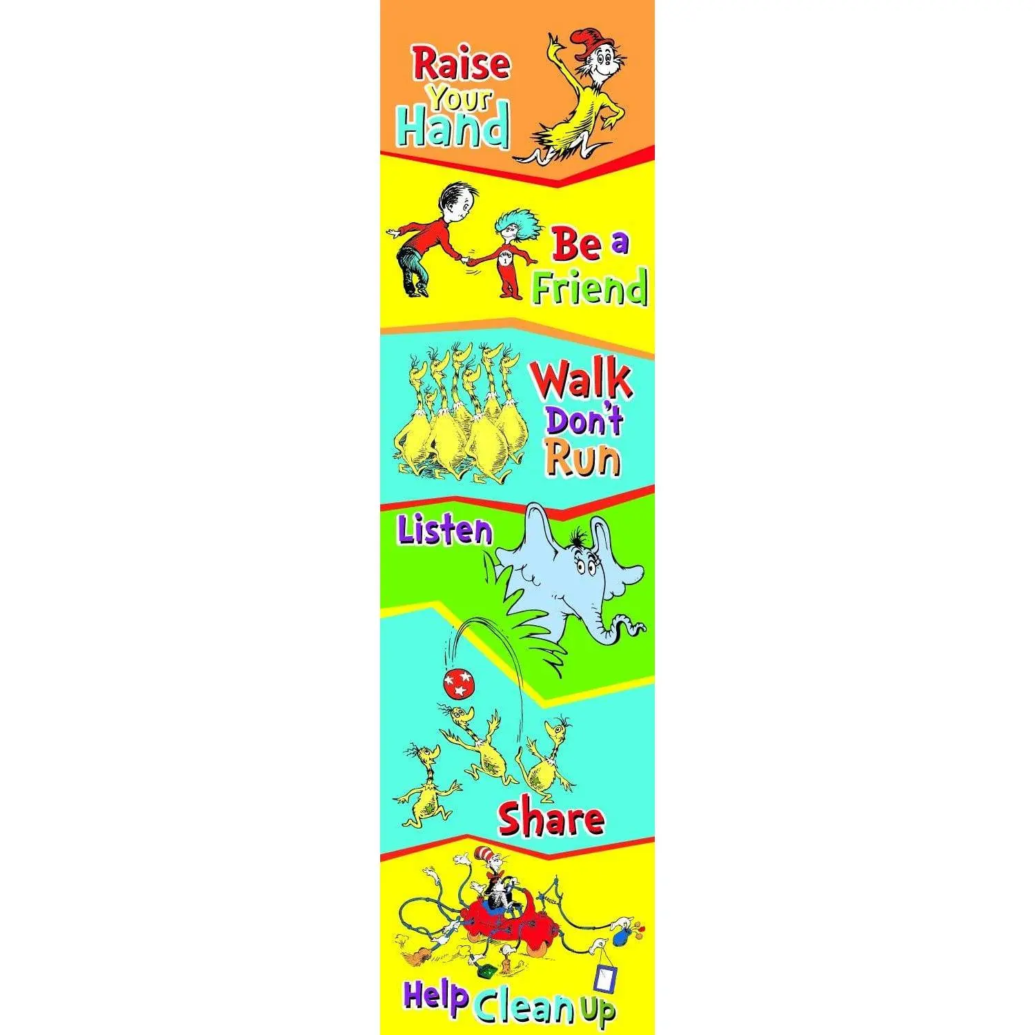 Dr. Seuss Back to School Classroom Rules Poster Door Decoration ...