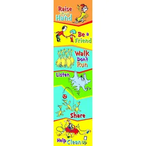 Dr. Seuss Back to School Classroom Rules Poster Door Decoration