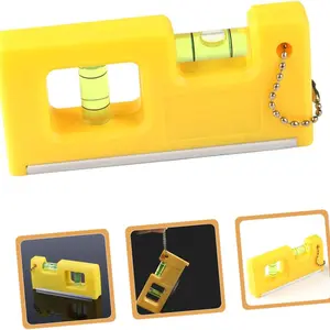 Mini Magnetic Level Tool Set with 3 Magnetic Levels and Storage Bag, 4-Inch Square Level for Home Renovation and Woodworking
