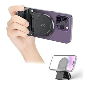 Magnetic Phone Camera Grip Handle with Wireless Shutter Remote, Magsafe Black