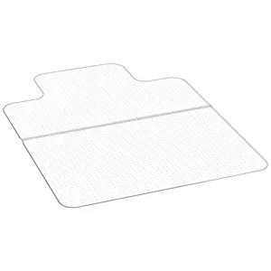 fathersdaygift VEVOR Chair Mat with Lip, 36x 48-inch Office Chair Mat for Low Pile Carpeted Floors, Plastic Floor Protector Rug with Studded, Non-Slip Easy to Clean, Smooth Glide Under Desk Rug for Home Office