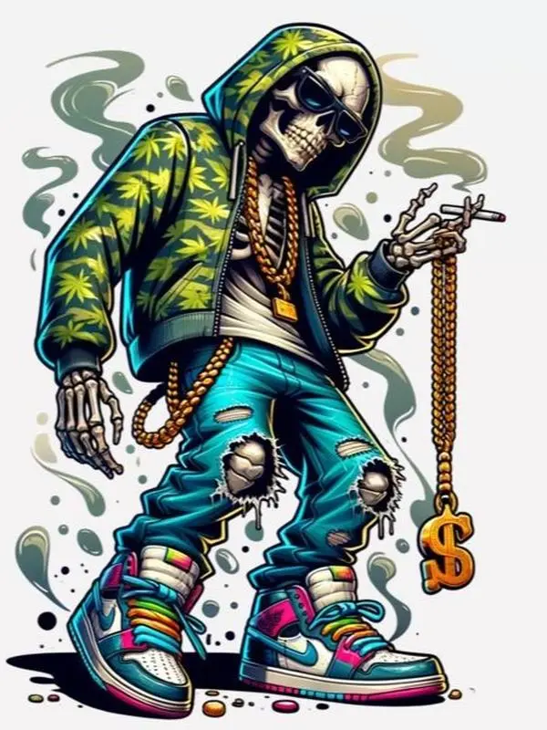 Gardening DTF Transfer Art, Street Style Detailing, Full-Color Print for DIY Handcrafts, Multi-Size Option for Tees & Kids Apparel, Handcraft