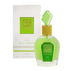 Lattafa Perfumes Wild Vanille Thameen Collection Musk For Women EDP 100ml | By Lattafa Perfume Vanilla Musk Notes Aroma Fragrance, Fresh, Single Item