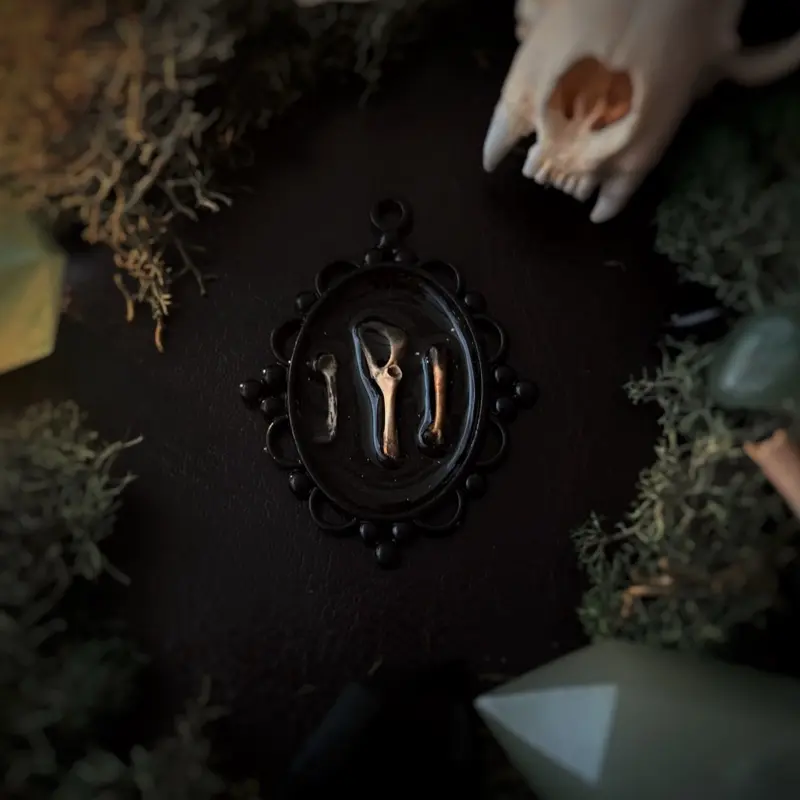 Rodent Bone Gothic Necklace – Ethically Sourced Curiosity Jewelry
