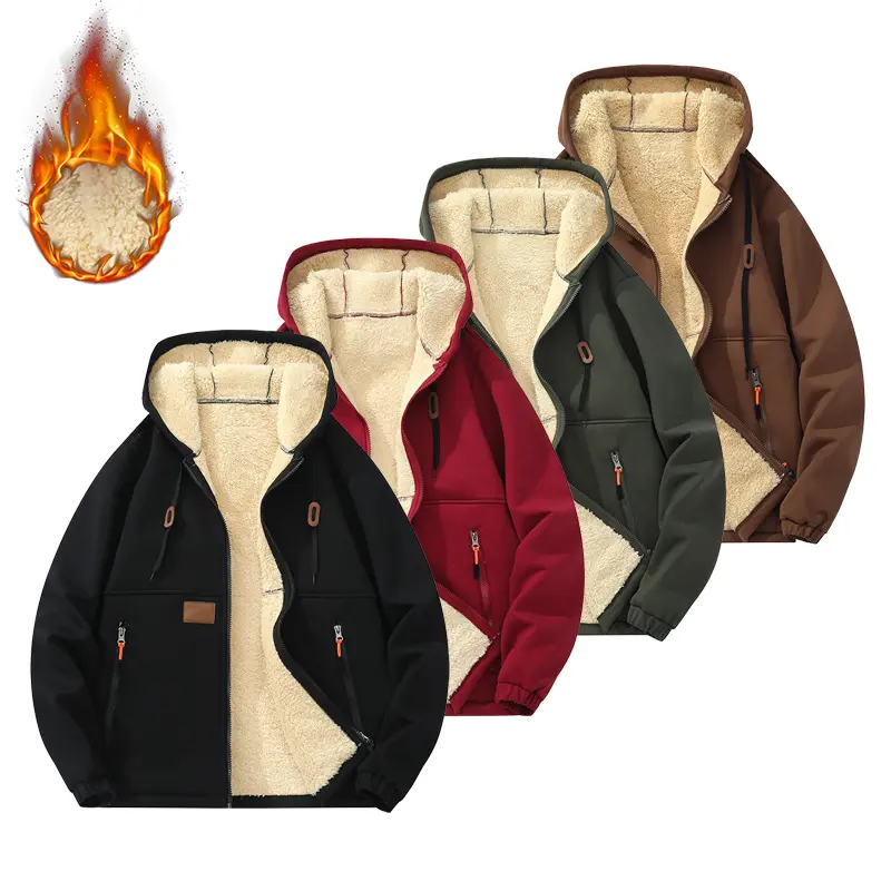 Single-piece men’s autumn/winter jacket—windproof and warm; suitable for outdoor activities, running, fishing, casual everyday wear, and dates; an essential jacket for the fall and winter seasons.