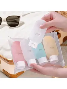 Portable 60ML Moisturizing Lotion Dispenser Bottles Set, Leak-Proof Travel Containers, Essential School Supplies, Beach Vacation Accessories