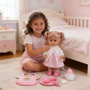 Super Realistic Baby Doll | 12 Sounds, Drink & Wet + All Accessories