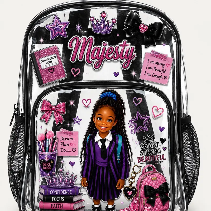 Personalized Clear Backpack