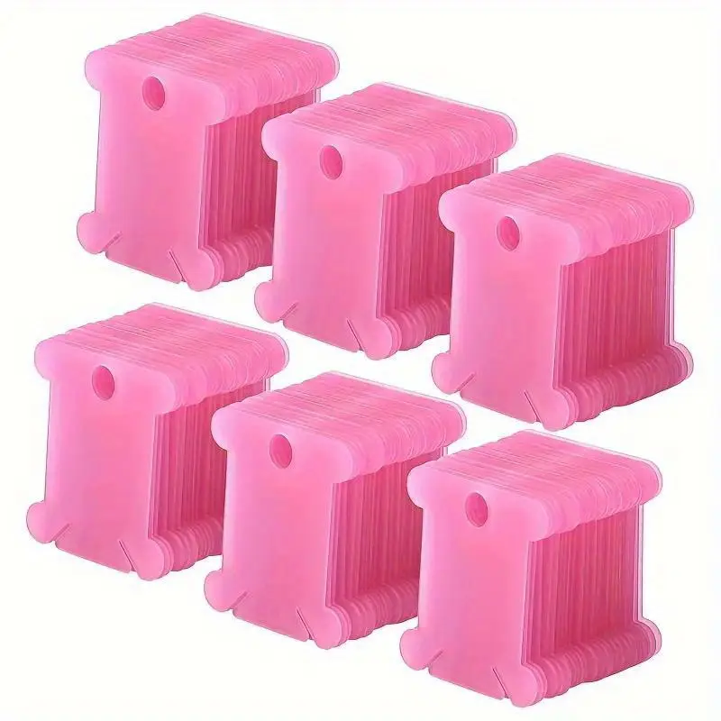 20pcs Cross  Spool, Colored Spool, Plastic Spool for Cross-stitch Sewing Storage, Sewing Supplies Crafts, Sewing Accessories And Supplies