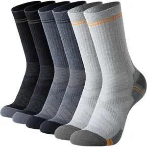 BONANGEL Thin Merino Wool Socks for Men, 3 Pairs Lightweight Mens Boot Dress Wool Crew Socks