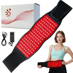 Red Light Therapy Belt  Infrared Red Light Therapy , Back Pain and ShoulderAdjustable & Portable for Wellness & Relaxation
