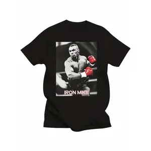 Vintage Mike Tyson "Iron Mike" Boxing Legend Graphic T-Shirt | Heavyweight Champion Retro Streetwear Casual Tee
