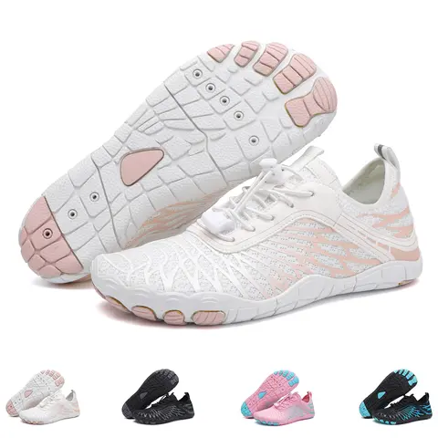Hoyofol-2026 Unisex Breathable Outdoor Barefoot Shoes - Lightweight Hiking Trekking, Non-Slip Wide Toe Waterproof Active Sneakers, All-Season Casual Shoes for Students that Enhances Foot Flexibility