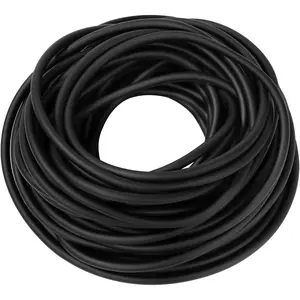 50 Feet Aquarium Airline Tubing, Standard 3/16" Tubing for Fish Tank Air Pump (Black)