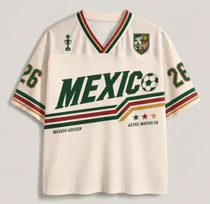 Custom Mexico Soccer Jersey Shirt – Retro Football Tee, Personalized Fan Gift, Game Day Top 2026