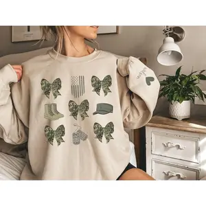 Military Wife, Military Mom, Military Girlfriend Sweatshirt, Valentine's Day, Military Appreciation, Gift for Her, Deployment, Boot Camp