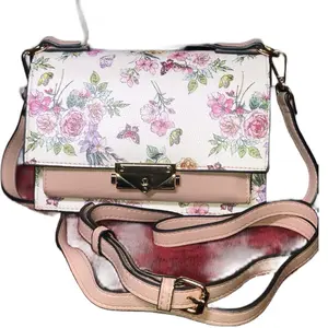 Springtime Crossbody Cellphone and More Purse with Floral Design and Adjustable Strap