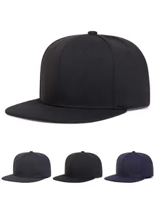 2026 New Simple Solid Color Flat Edge Hat Back Sealing Baseball Hat Street Personalized and Creative Hip Hop Hat Outdoor Sports Sunshade Hat Daily Commuting Leisure Decorative Hat Male Female Same Style Fashion Skateboarding Hat