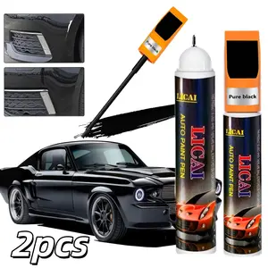 2pcs Touch Up Paint for Cars, Auto Touch Up Paint  Scratch Repair Automotive  Car Paint Pen 2 in 1 Car Touch Up Paint 0.4 oz