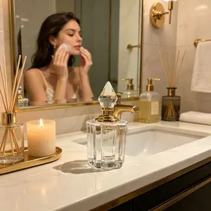 ✨ Refillable Empty Perfume Bottles with Dropper | Portable Cologne Dispenser ✈️ Travel & Sample Container | Clear Glass Essential Oil Vial for Women & Girls | Perfect for Daily Storage, Home Vanity Decor 💄 | Ideal Mother's Day & Anniversary Gifts