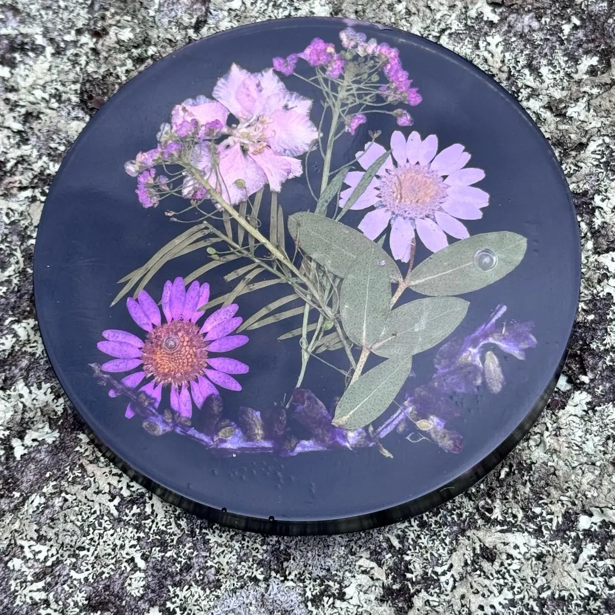 Flower Resin Wildflower Coaster