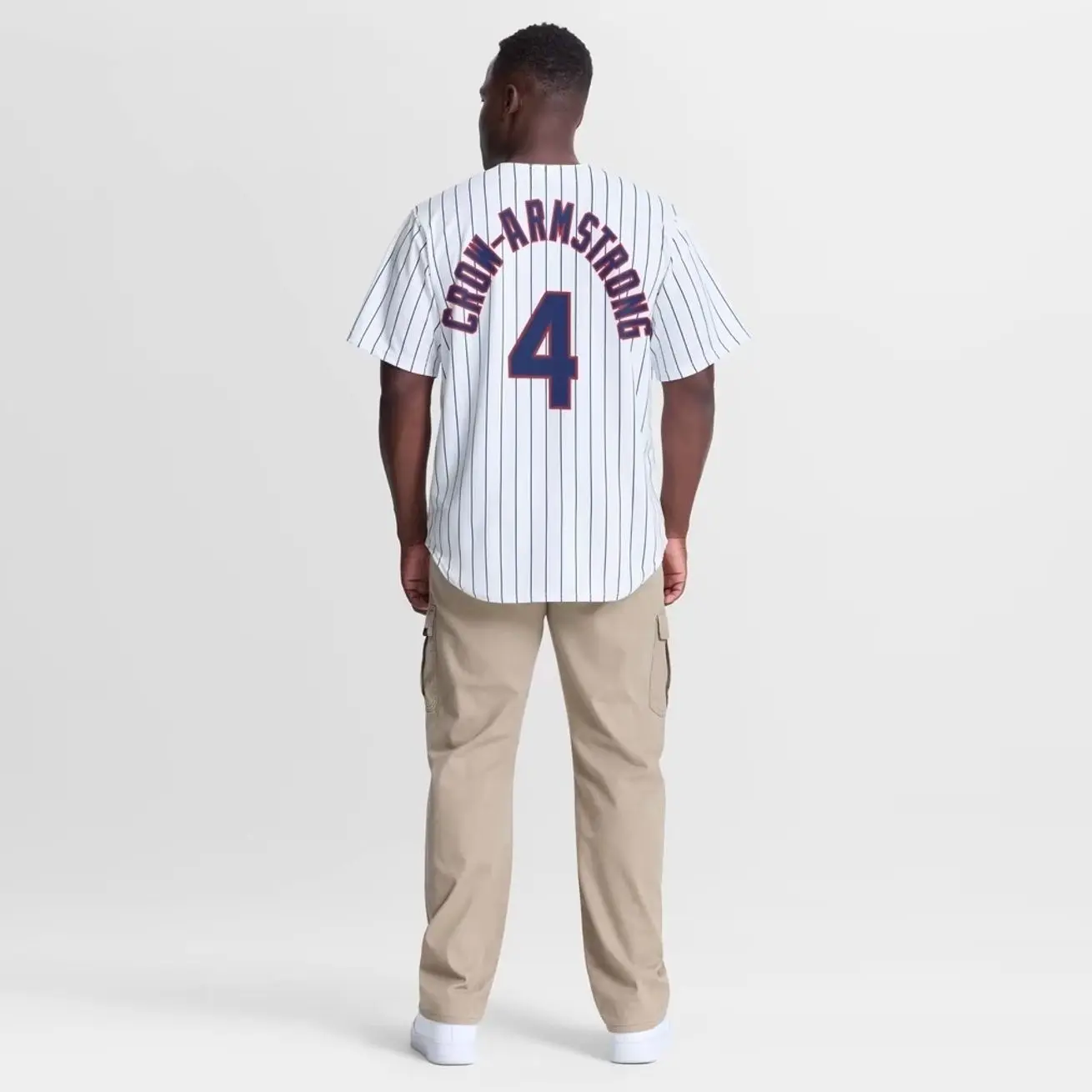 Unisex Baseball Player Crow-Armstrong 4 Chicago Team Stadium Jersey Home Replica Jersey - White