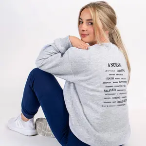 NURSE Crewneck - Inspirational Cotton Sweater Unisex Womenswear hellstar hoodie euphoric.777hoodies