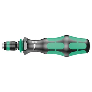 Wera 05051482001 Kraftform 817 R Hexagon Bitholding Screwdriver, Rapidator Quick-Release Chuck, 1/4" Head, 133mm Blade Length