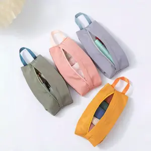 Travel Storage Bag, Portable Handheld Waterproof Organizer for Luggage, Underwear, Cosmetics, Clothes, Portable Travel Accessories, Travel Essentials Carryall, 1pc Convenient Travel Essential