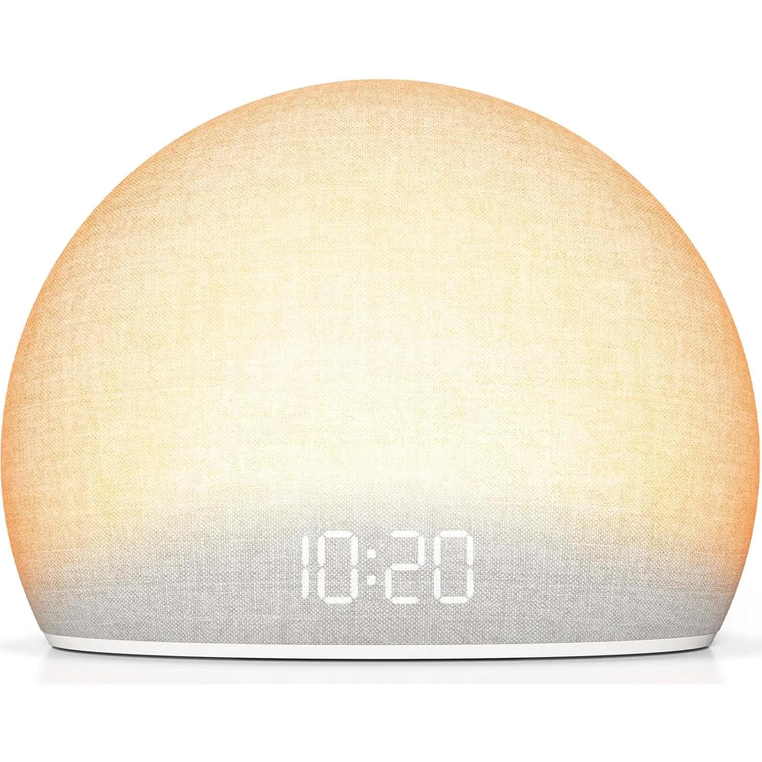 Sunrise Alarm Clock, White Noise Sound Machine for Bedroom| Natural Wake-Up Light with Gentle Alarm Sounds, 20 Soothing Sleep Aids, Dimmable Display, Screen-Free