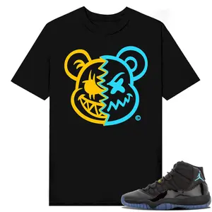 Unisex T-shirt To Match Sneakers Jordan 11 Retro Gamma - Psycho-Ted. 100% Cotton for Casual Wear. Comfortable Summer Unisex T-Shirt to match Jordan Sneaker. Streetwear Style. urban outfitters