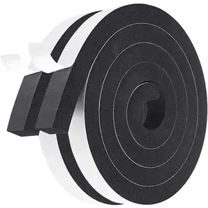 Air Conditioner Window Seal-2 Rolls, 1 Inch Wide X 1 Inch Thick Total 13  Long, AC Insulation  with Adhesive(6.5ft x 2 Rolls)