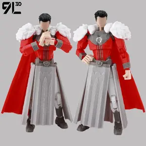 9L3D Printed Indomitable Hero Emperor Mark Lucky 13 Action Figure Dummy13 Multi-Jointed Collectible Model Toys T13 Desktop Gifts