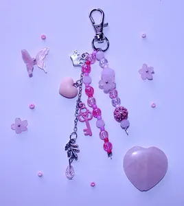 Pink Queen Bag Charm