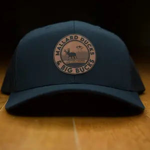 Making memories black leather patch