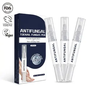 3-Pack Strength Nail Renewal Pen Treatment - Restores Clarity for Discolored, Thick, Damaged Nails - Easy Brush Applicator, Summervibe
