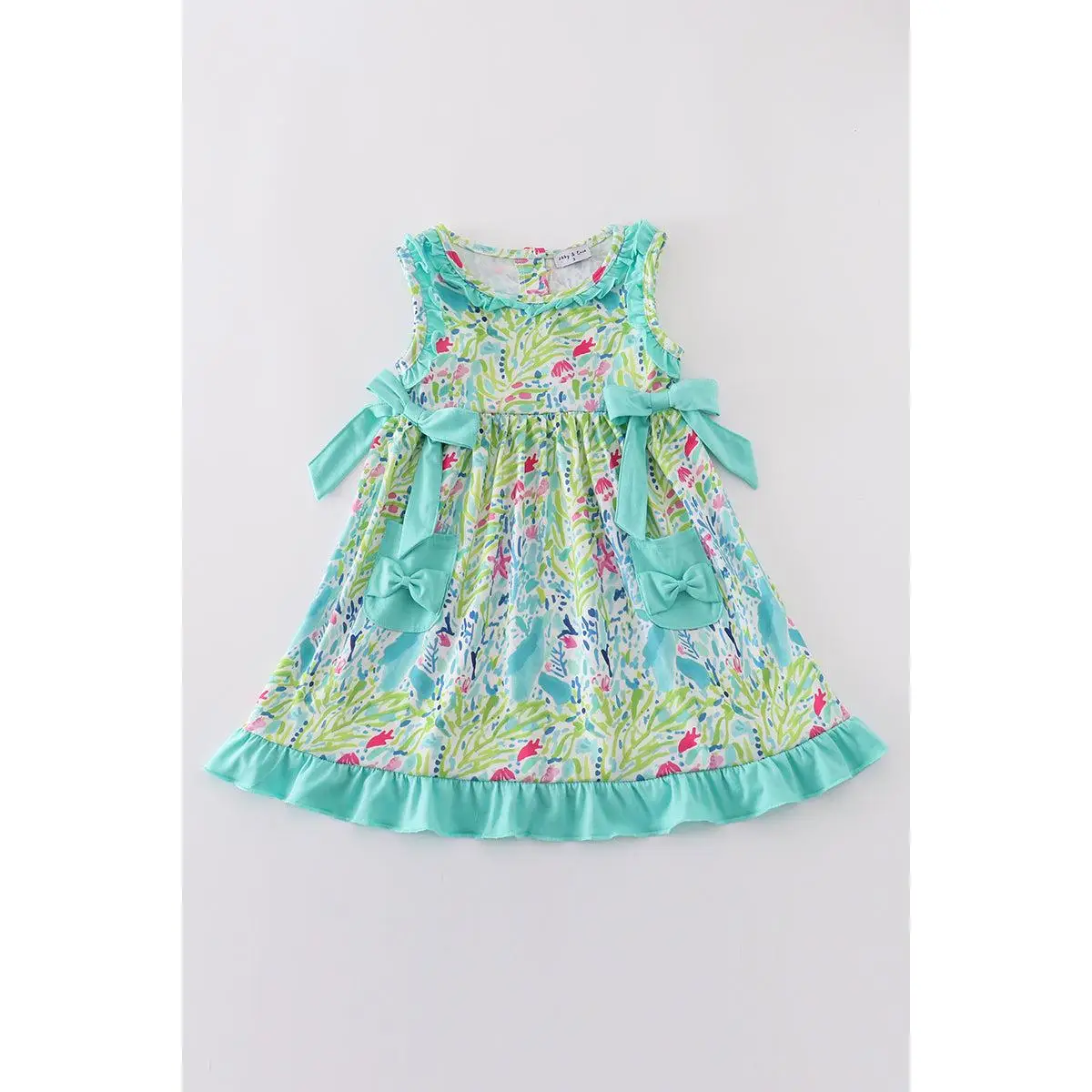 Tropical breeze print dress