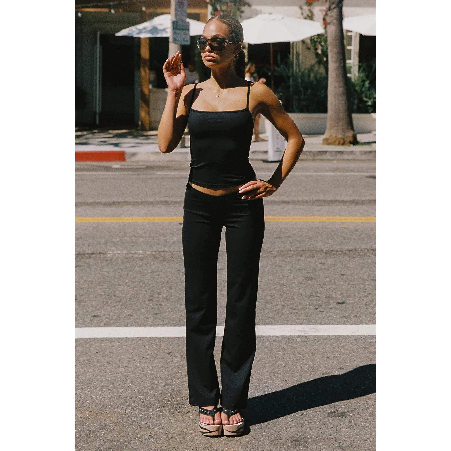 Anika Scooped Straight Leg Pants