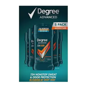 Degree for Men Advanced Protection Antiperspirant, Adventure, 2.7 oz., 5 Pack