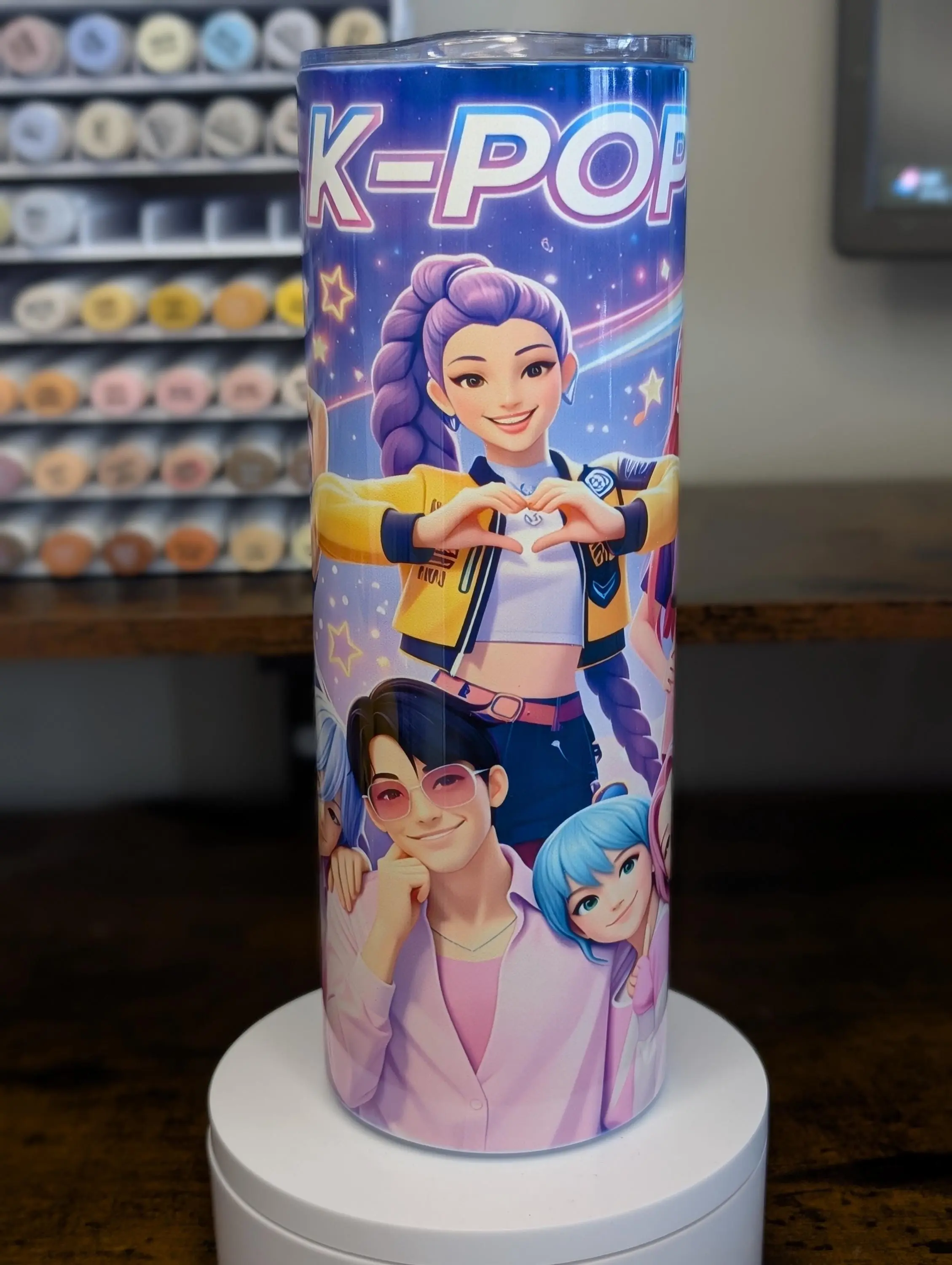 K-Pop Demon Hunter 20 oz Tumbler | Fantasy Music Fan Cup
