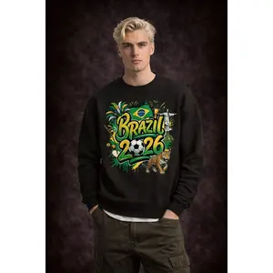 [Sale off up to 65%][Free Ship] Bundle World Cup 2026 Sweatshirt, Brazil Sweatshirt, Cultural Flag Sweatshirt, World Cup, USA Canada Mexico, Soccer Country