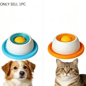 Pet Lickable Leak Toy, Intelligence Interaction, Tongue Cleaning, Slow Feeder Energy Burn, Smell Exercise, Suitable for Cats and Dogs
