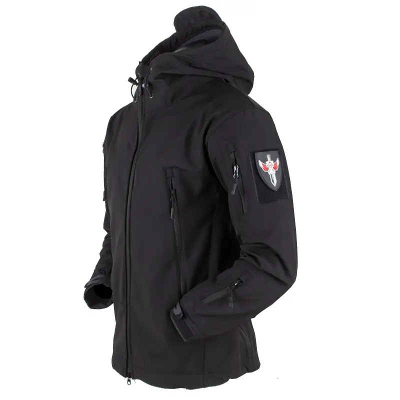 Outdoor Soft Shell Fleece Men and Women Autumn and Winter Windproof Waterproof Breathable Warm Three-in-One Outer Leather Jacket Jacket