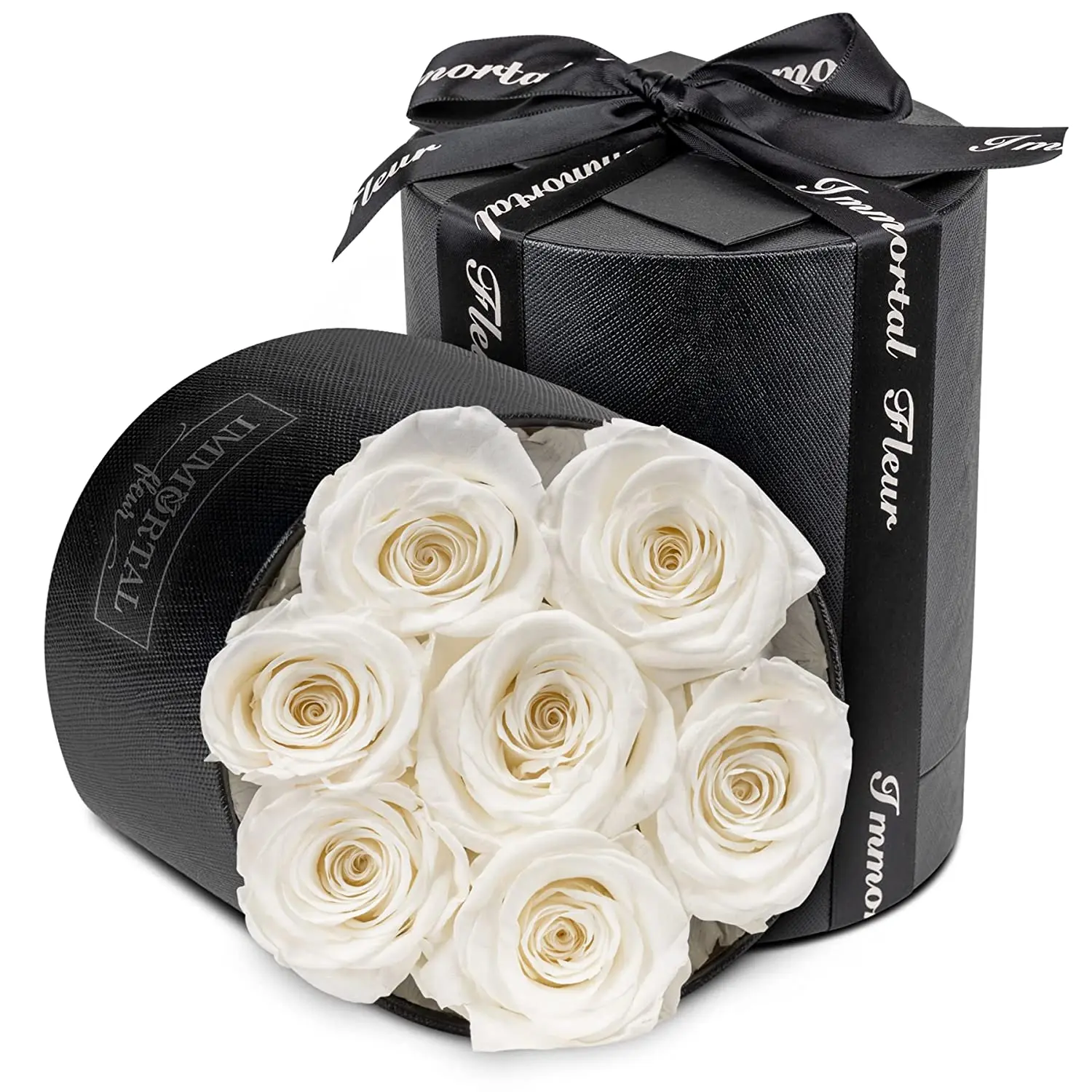 Immortal Fleur White Preserved Roses