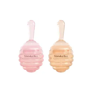 Manuka Bee FlyBee Honey Lollipop Lip Oil Plumper- PH Reactive Shine Temperature Activated Color Change 12H Hydration Award Winning Patent Packaging Plant Sterol Ester Technology - Gloss